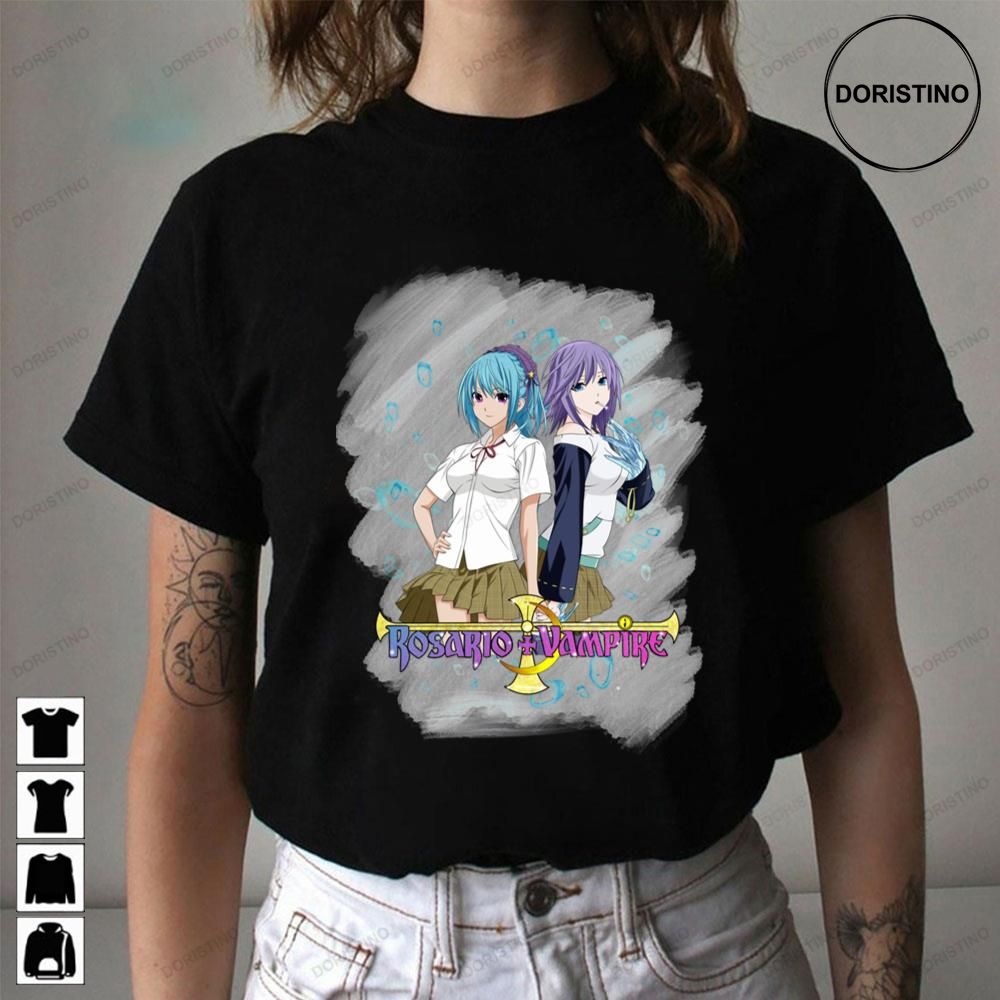 Kurumu And Mizore Rosario Vampire Trending Style